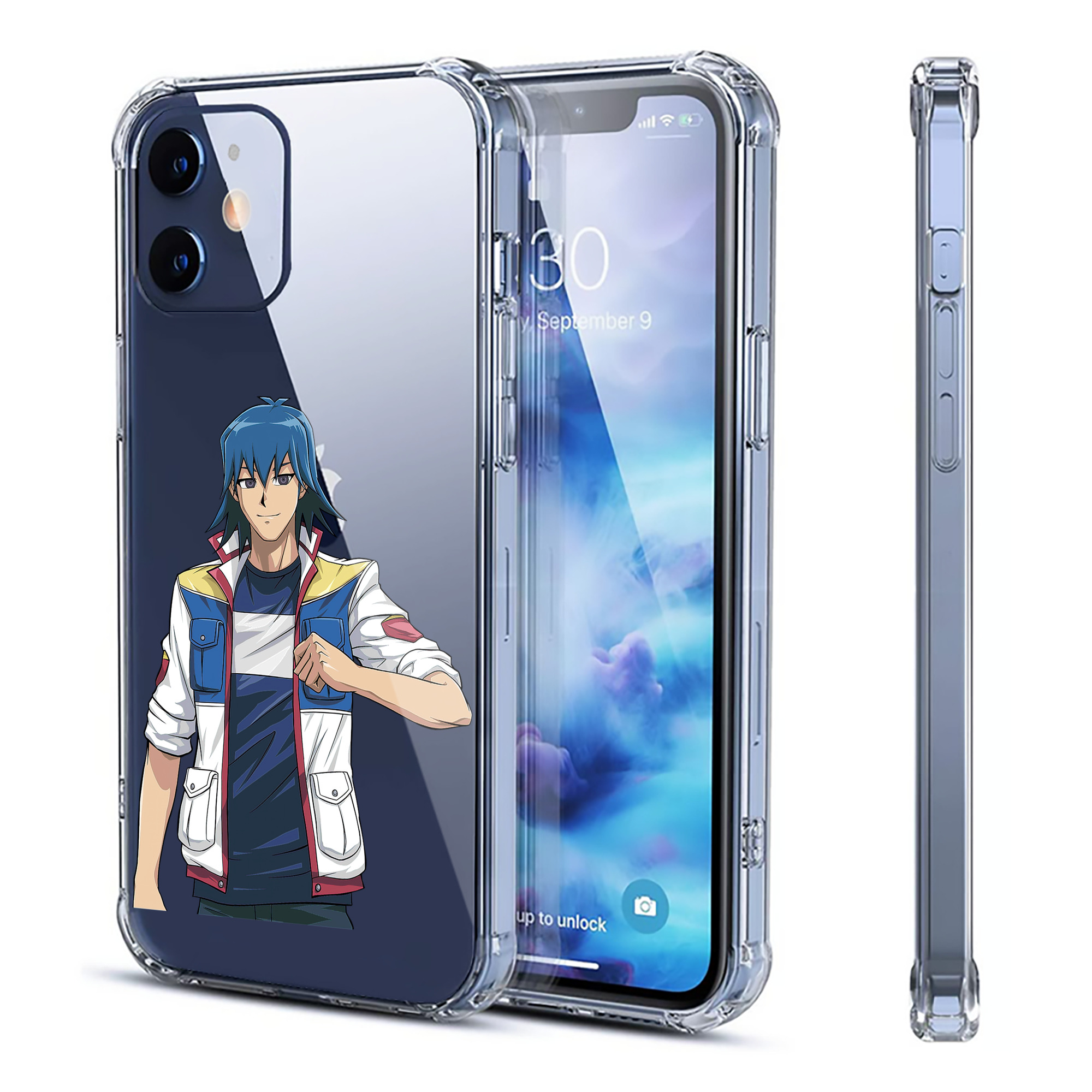 （画像用） 遊☆戯☆王 Yu-Gi-Oh! 【iPhone 12シリーズ対応】透明スマホケース（クリアソフトケース）